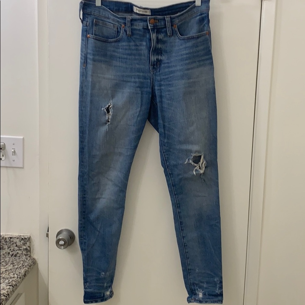 Madewell 9” high rise skinny